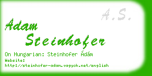 adam steinhofer business card